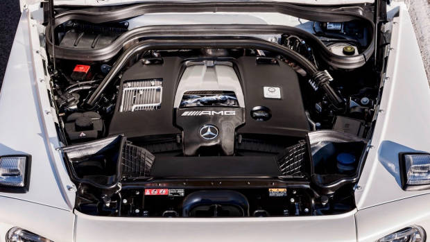 2018 Mercedes-AMG G63 engine bay