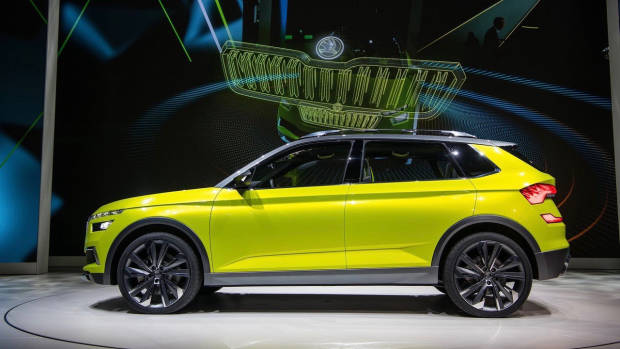 2018 Skoda Vision X Concept side profile