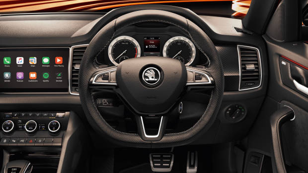 2018 ŠKODA Kodiaq Sportline dashboard