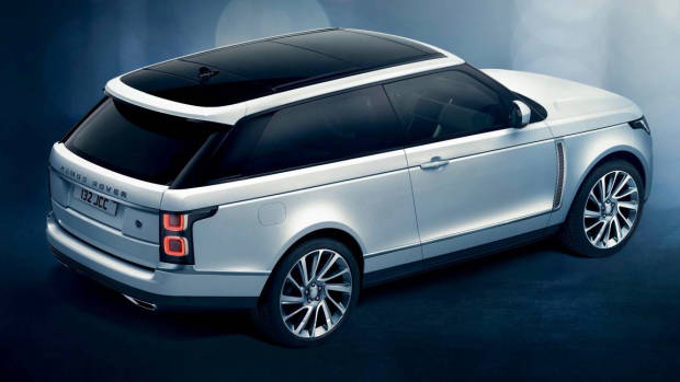 2019 Range Rover SV Coupe rear 3/4