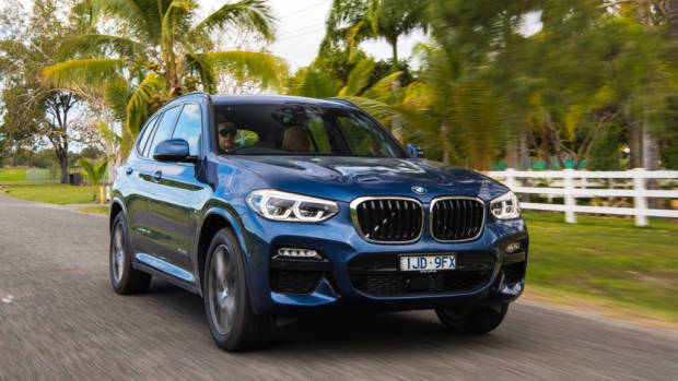 2018 BMW X3 Review Phytonic Blue M Sport Front End