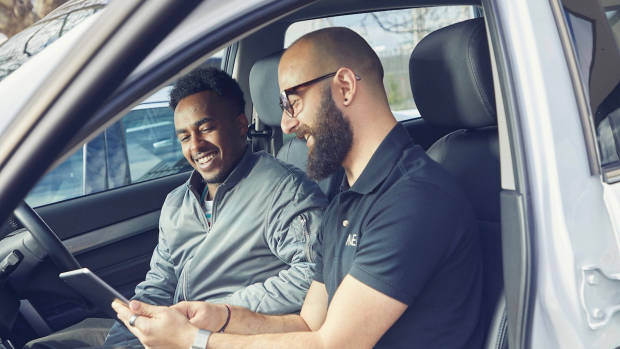 Holden Maven Gig in car