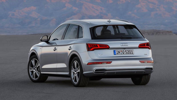 2018 Audi Q5 3.0 TDI silver rear