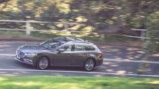 2018 Mazda 6 Atenza Machine Grey wagon far