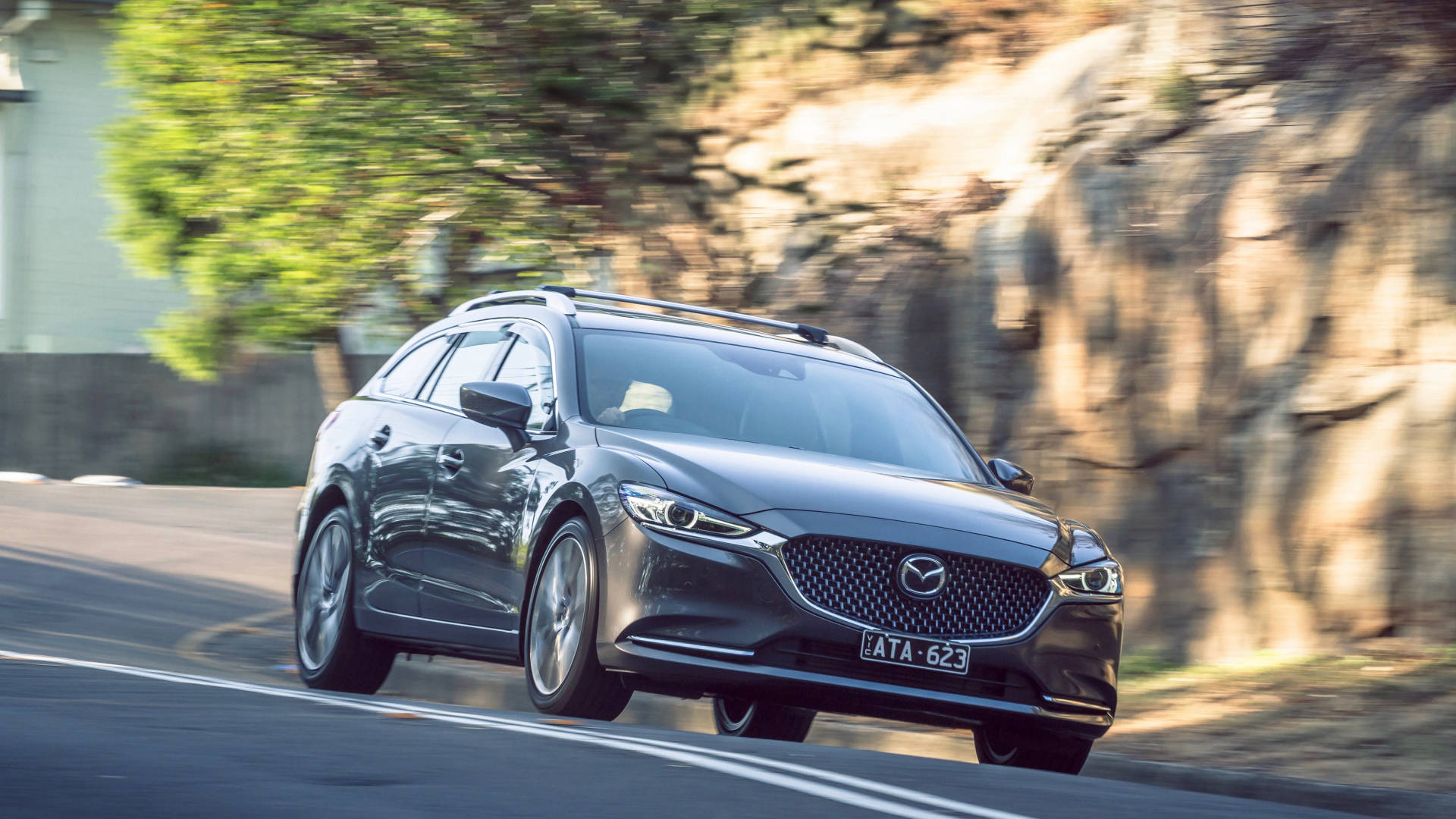 Мазда 6 турбо. Mazda 6 Machine Grey.