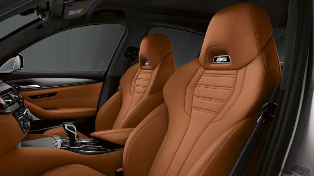 2019 BMW M5 Competition seats