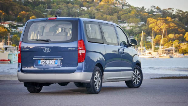 2019 Hyundai iMax Elite blue rear