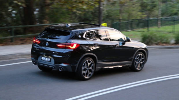 BMW X2 2018 review Black Sapphire Rear End