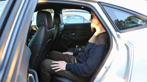 2018 Jaguar E-Pace review D180 rear seat space