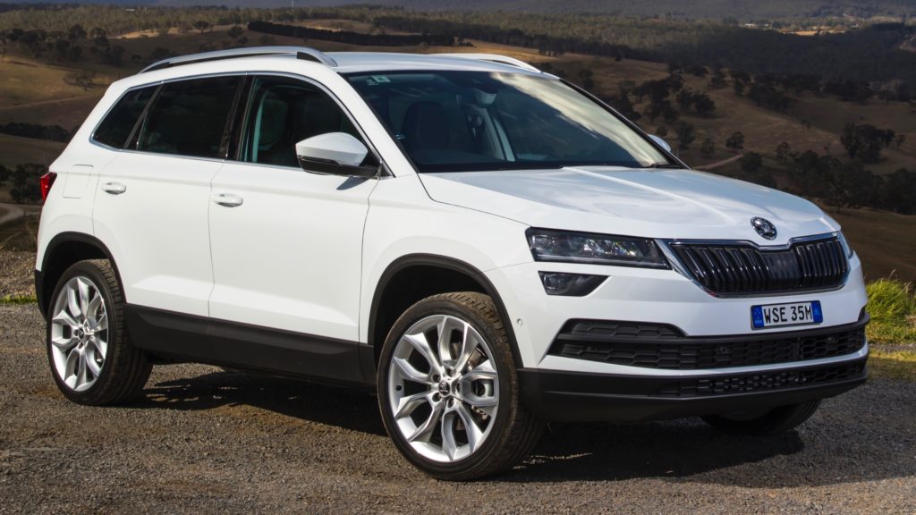 2018 Skoda Karoq front 3/4 detail