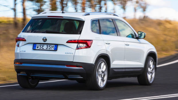 2018 Skoda Karoq rear 3/4 motion