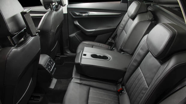 2018 Skoda Karoq rear seat armrest