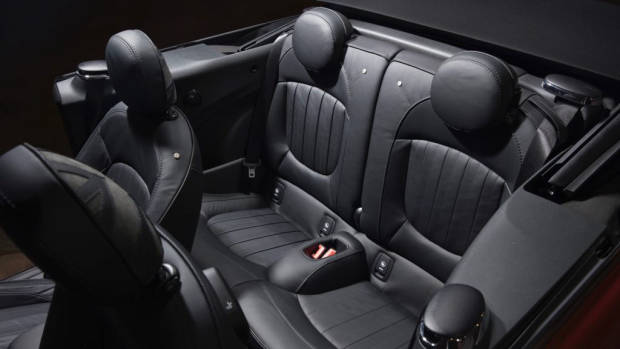 2018 MINI Cooper S convertible rear seat
