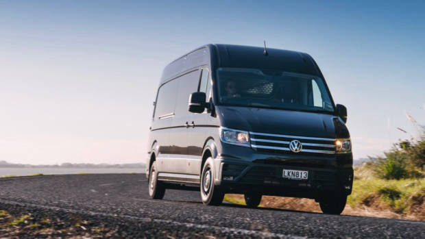 2018 Volkswagen Crafter LWB black van