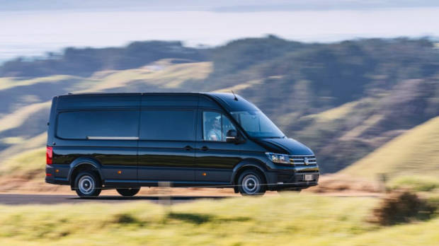 2018 Volkswagen Crafter black van side