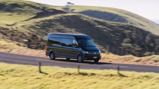 2018 Volkswagen Crafter black van side