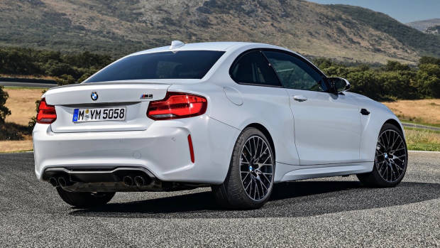 2019 BMW M2 Competition Hockenheim Silver rear 3/4