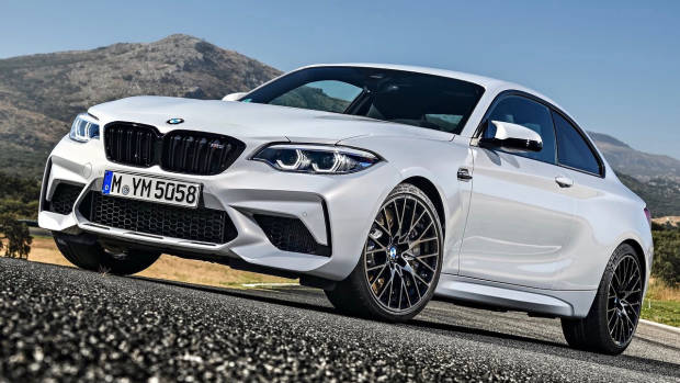 2019 BMW M2 Competition Hockenheim Silver side 3/4