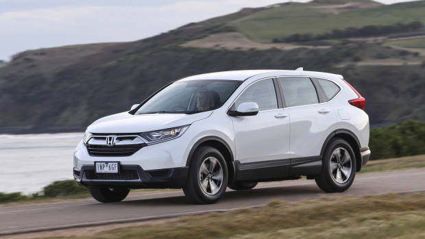 2019 Honda CR-V Vi white front driving
