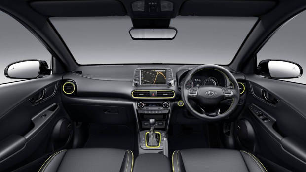 2019 Hyundai Kona Highlander cabin