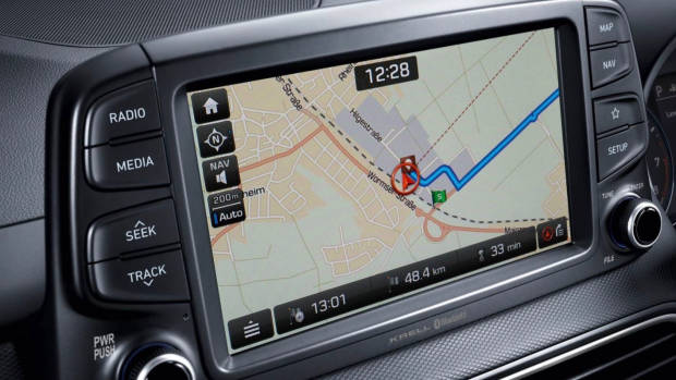 2019 Hyundai Kona touchscreen