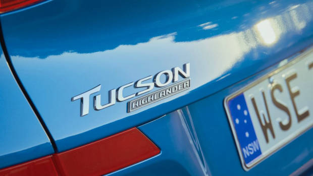 2019 Hyundai Tucson Highlander badge