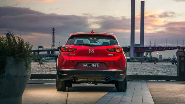 2019 Mazda CX-3 Akari Soul Red Crystal rear