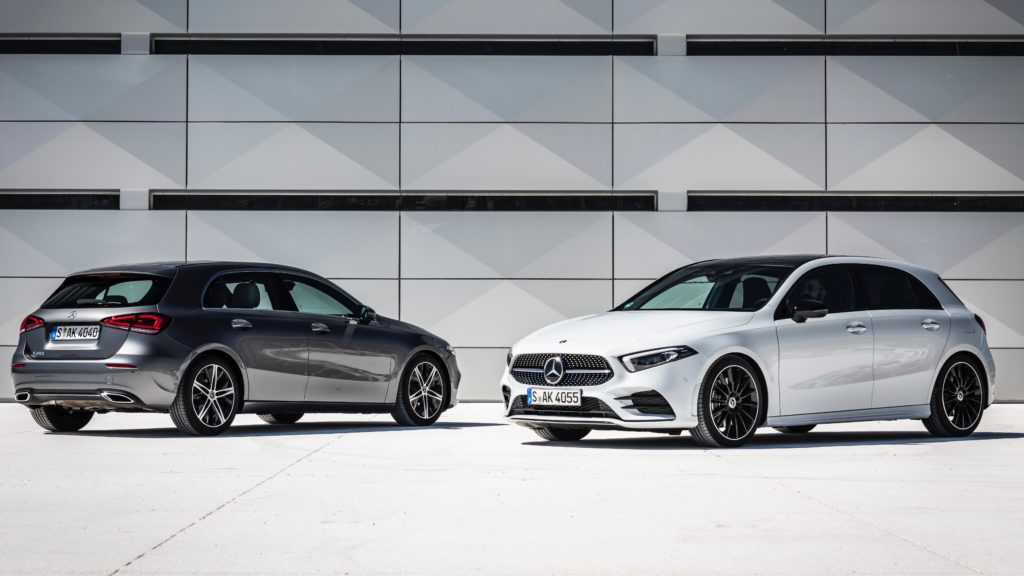 2019 Mercedes-Benz A-Class grey white