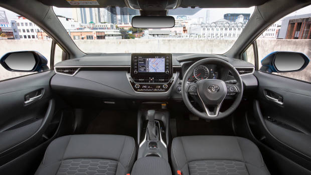 2019 Toyota Corolla SX dashboard
