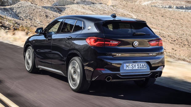 2019 BMW X2 M35i rear 3/4 driving