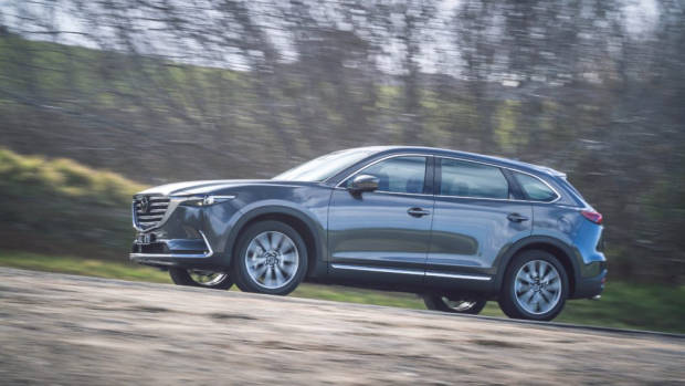 2019 Mazda CX-9 Azami LE Machine Grey side driving