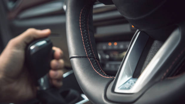 2019 Mazda CX-9 Azami LE steering wheel stitch