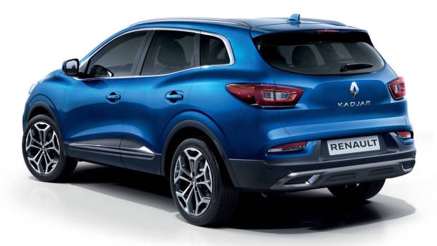 2019 Renault Kadjar blue rear 3/4