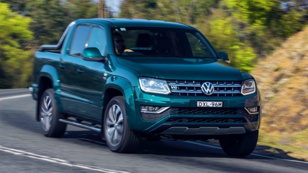 2019 Volkswagen Amarok V6 Ultimate 580TDI Peacock Green Front