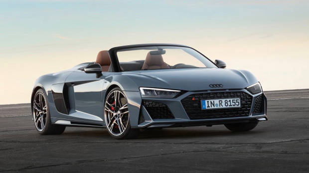 2019 Audi R8 roadster front 3/4