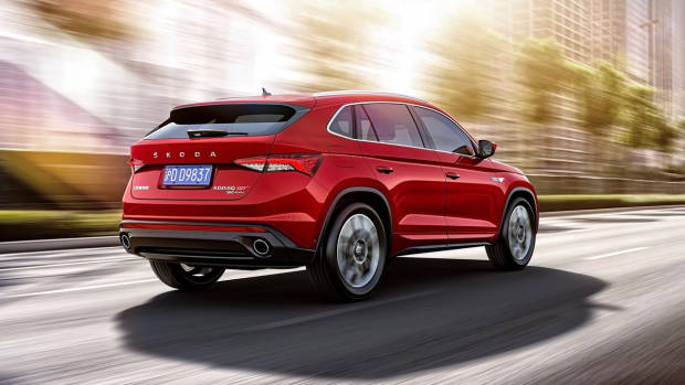2019 Skoda Kodiaq GT red rear