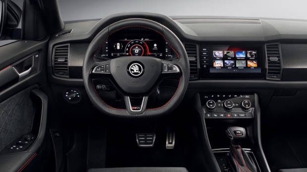 2019 Skoda Kodiaq RS dashboard