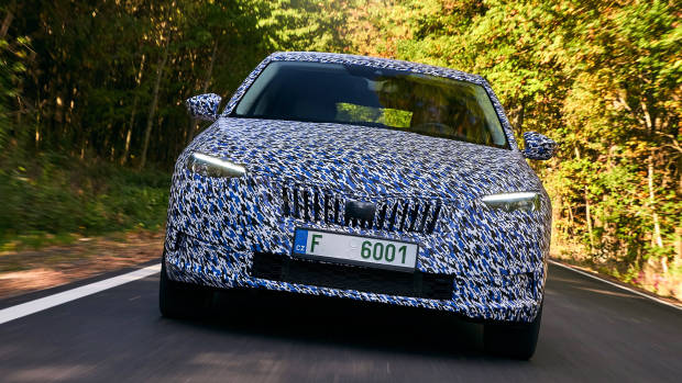 2019 Skoda Scala prototype front detail