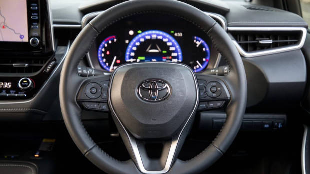 2019 Toyota Corolla ZR hybrid steering wheel