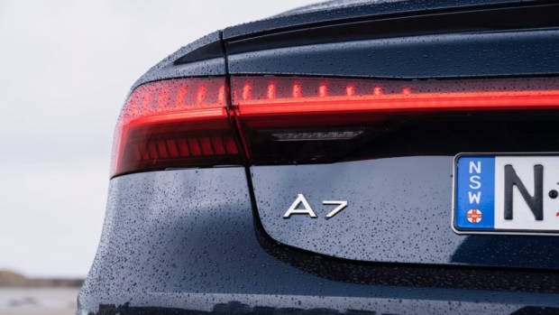2019 Audi A7 Firmament Blue badge