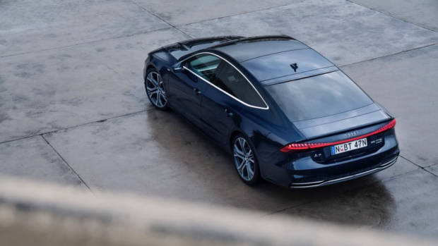 2019 Audi A7 Firmament Blue rear end