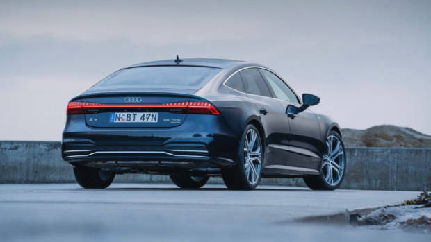 2019 Audi A7 Firmament Blue rear end