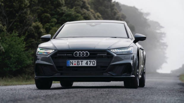 2019 Audi A7 grey front end