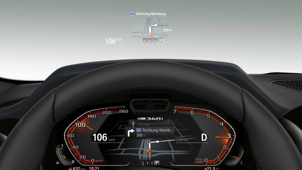 2019 BMW M340i dials