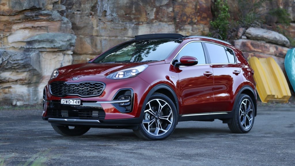 2019 Kia Sportage GT Line Fiery Red front