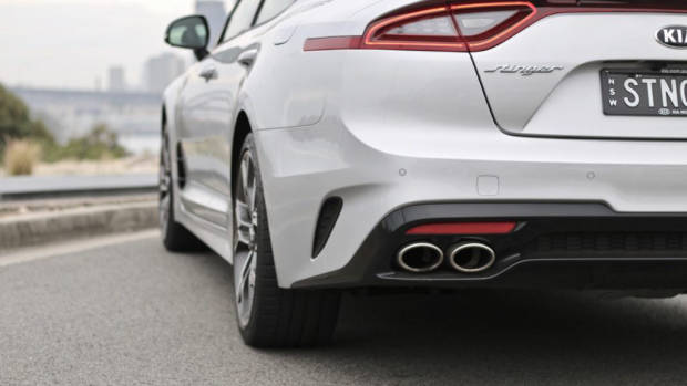 2019 Kia Stinger GT sports exhaust