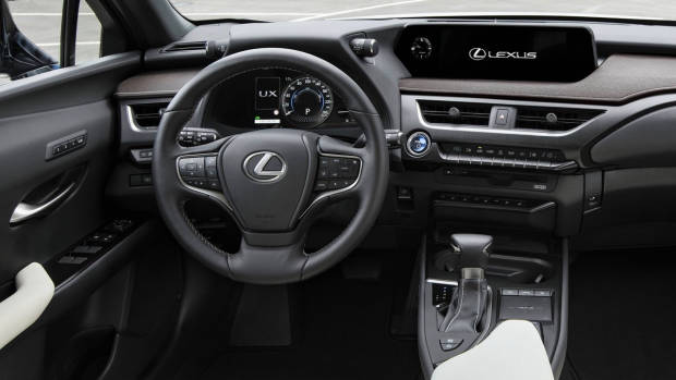 2019 Lexus UX grey leather interior