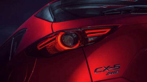 2019 Mazda CX-5 Akera Soul Red Crystal rear detail