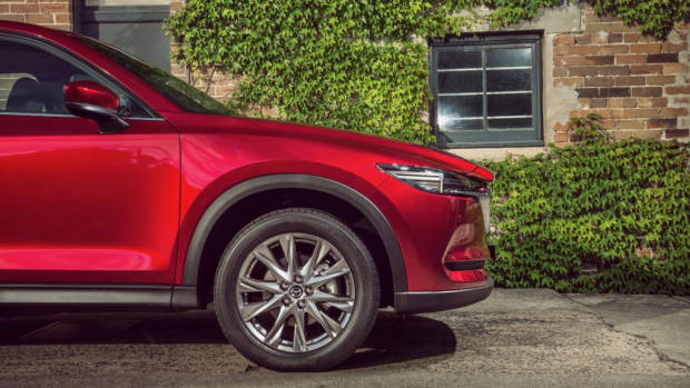 2019 Mazda CX-5 Akera Soul Red Crystal side detail