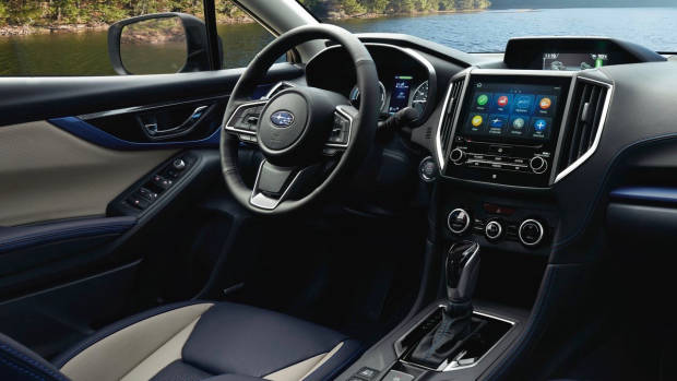 2019 Subaru XV plug-in hybrid interior